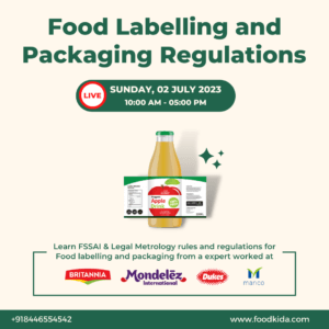 Food labelling laws in india. FSSAI laws in india