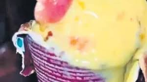 license of an Ice Cream Manufacturer , Suspended by FSSAI